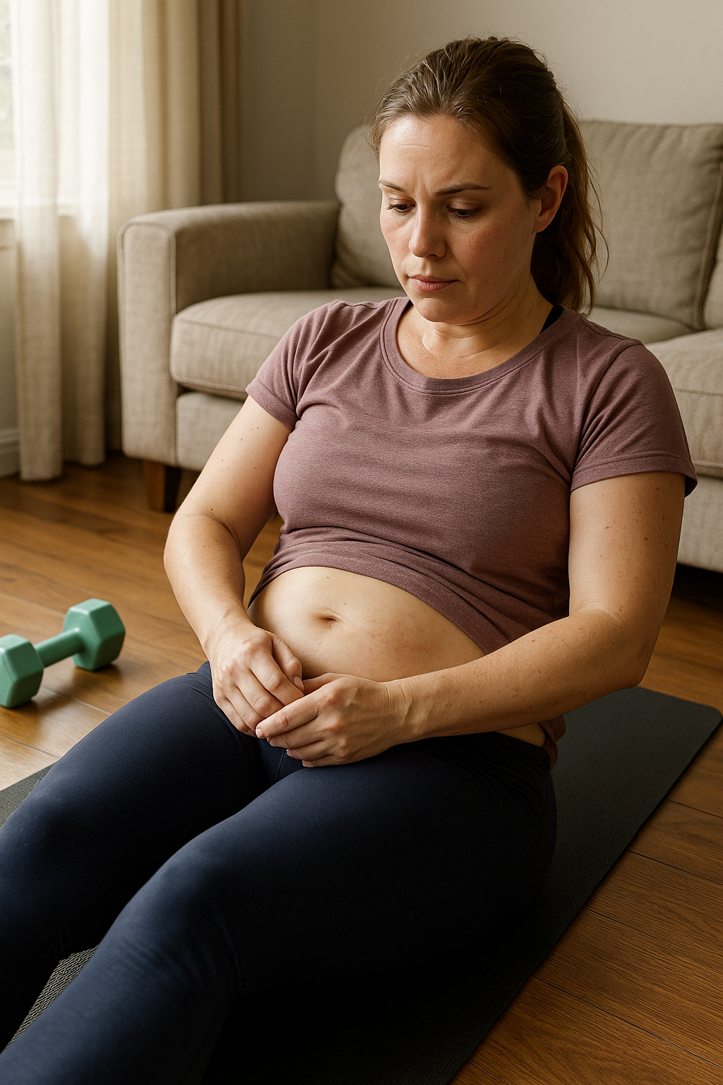 Rediscover Movement: Safe Steps to Exercising After a C-Section - Illustration