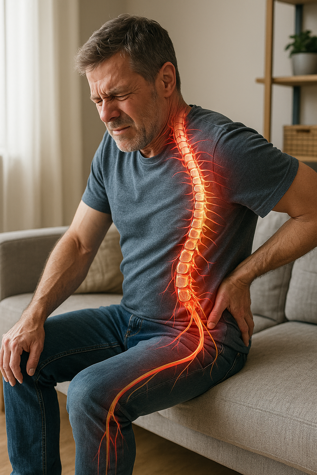 Unlock Relief from Nerve Pain in Your Back Today - Illustration