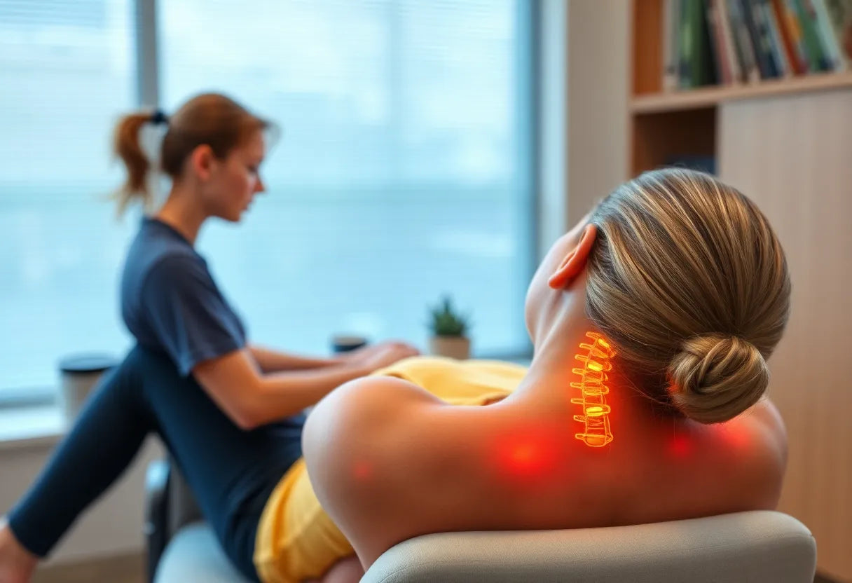 Discover Relief: Gentle Exercises for Cervical Disc Herniation - Illustration