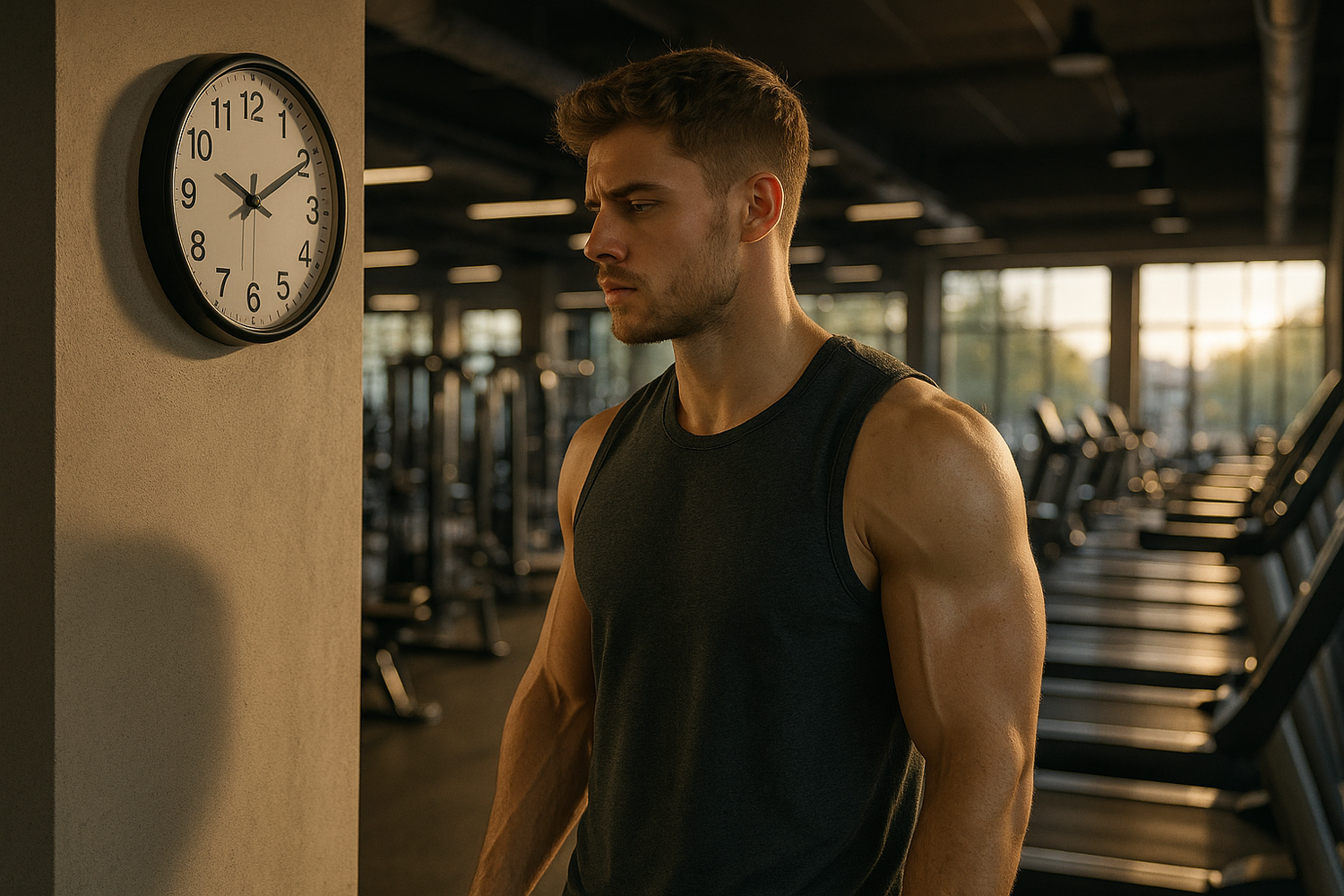 Discover the Best Times to Hit the Gym for a Stress-Free Workout - Illustration