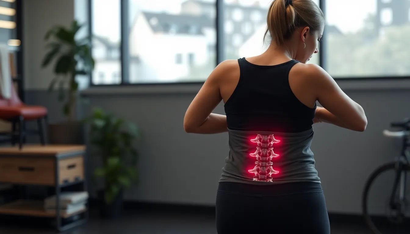 Lose Weight Safely with a Herniated Disc: Gentle Exercises That Work - Illustration