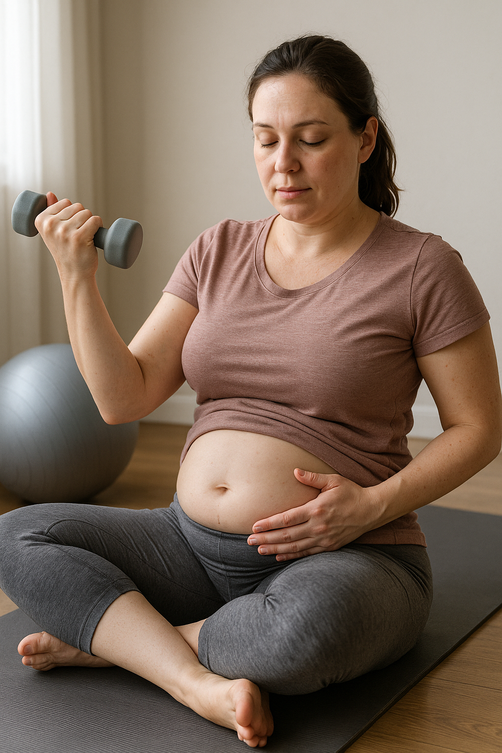 Reclaim Your Strength: Safe Steps to Exercise After a C-Section - Illustration