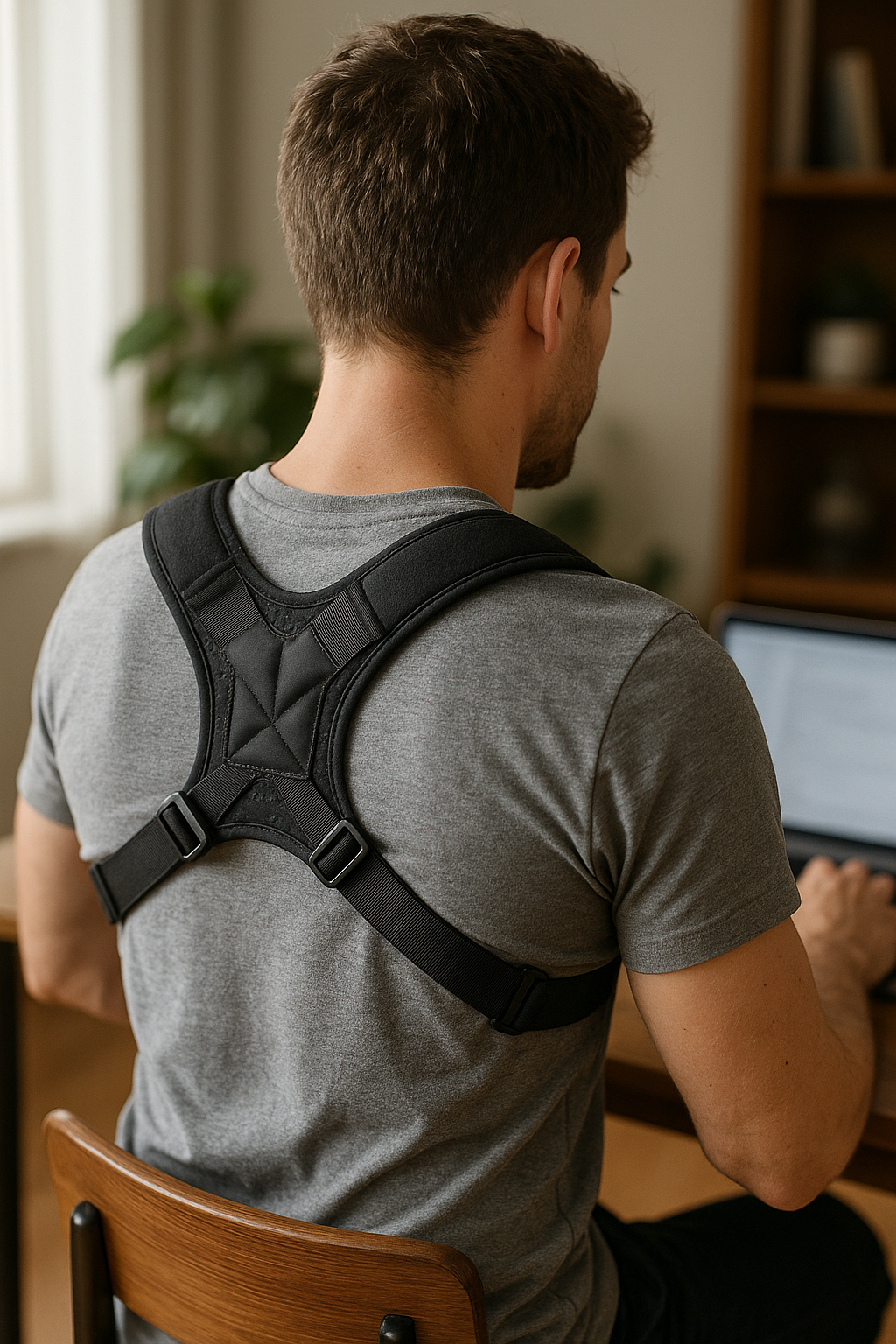 Discover the Secret to Effortless Posture with a Back Harness - Illustration
