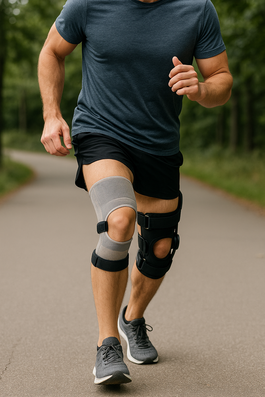 Run Stronger: Discover the Perfect Knee Support for Every Runner - Illustration