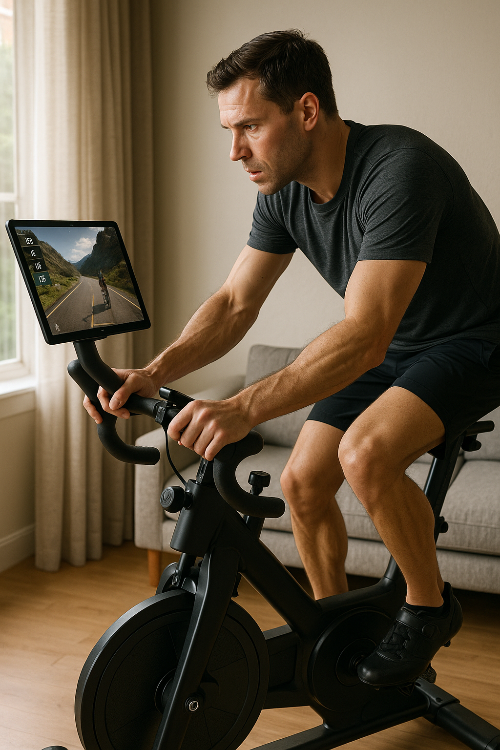 Pedal Your Way to Fitness Bliss with Indoor Cycling - Illustration