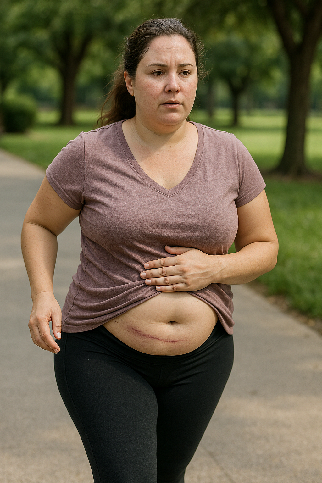 Rediscover Your Strength: Exercising Safely After a C-Section - Illustration