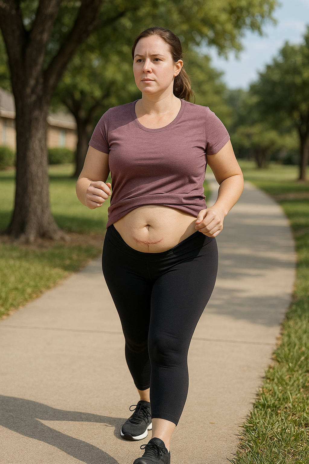 Rediscovering Strength: Embrace Exercise After Your C-Section Journey - Illustration