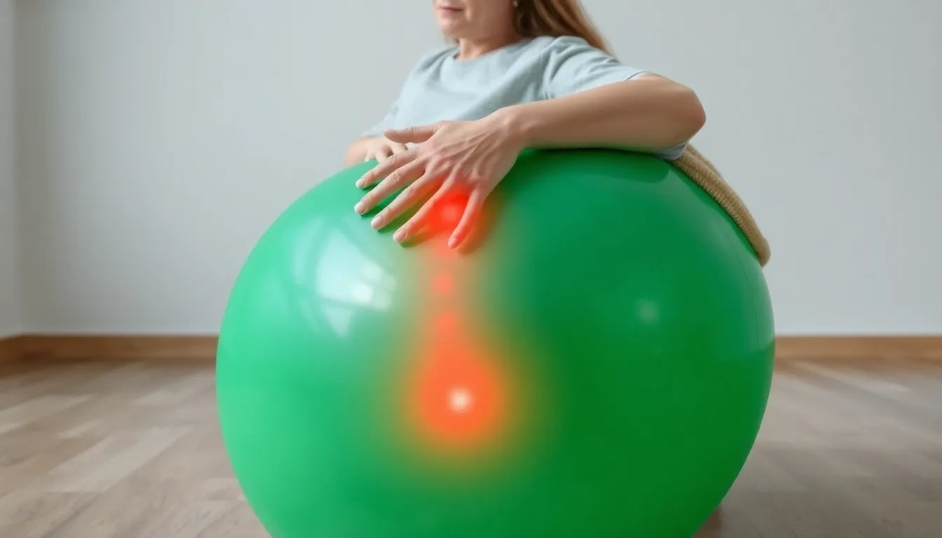 Discover Relief: Practice Reader's Guide to Sciatica Ball Exercises - Illustration
