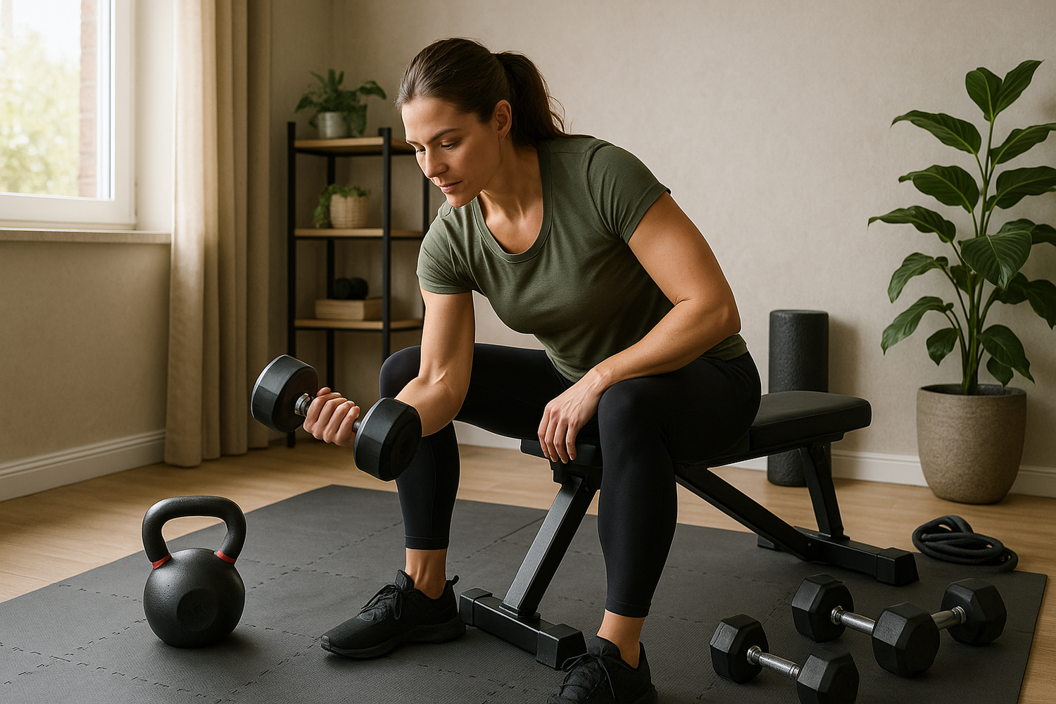 Discover the Joy of Home Workout: Transform Your Space into a Fitness Haven - Illustration