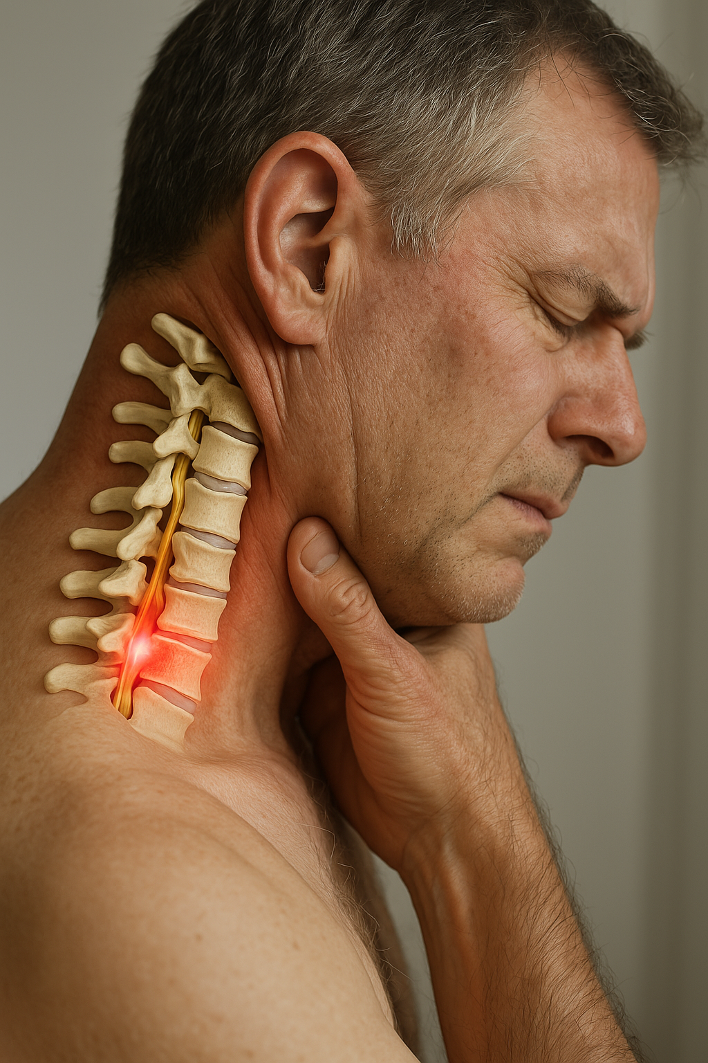Finding Relief from Cervical Spinal Stenosis: Your Path to Pain-Free Living - Illustration