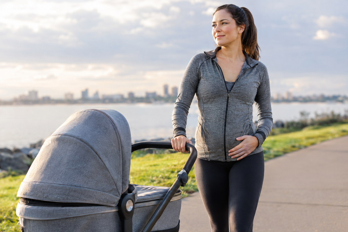 Running After a C-section: Finding Your Safe Return to the Track - Illustration