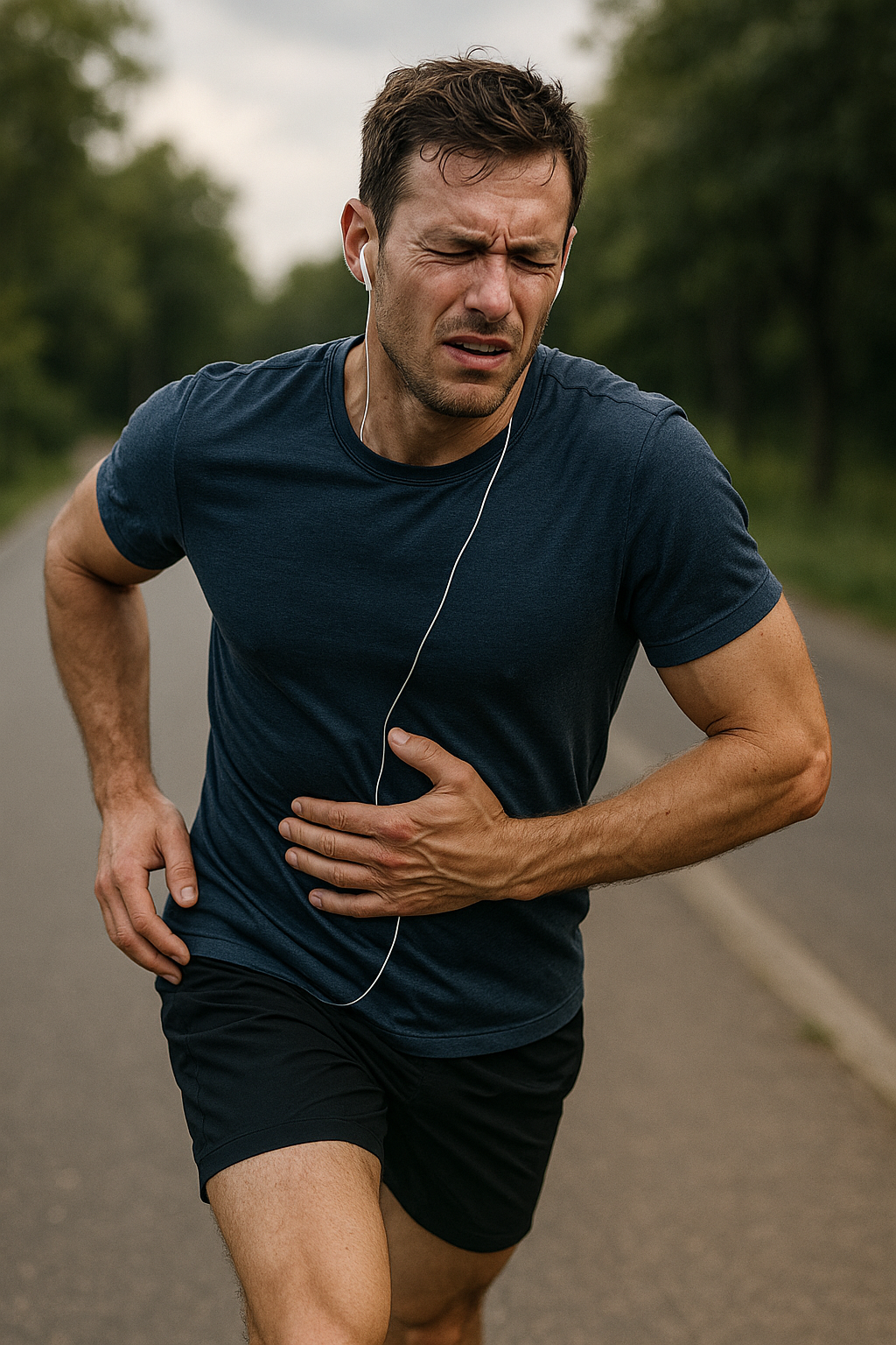 Say goodbye to side stitches: run pain-free with these tips - Illustration