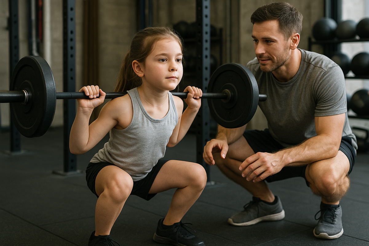 Unlocking Potential: How Strength Training Can Benefit Your Child - Illustration