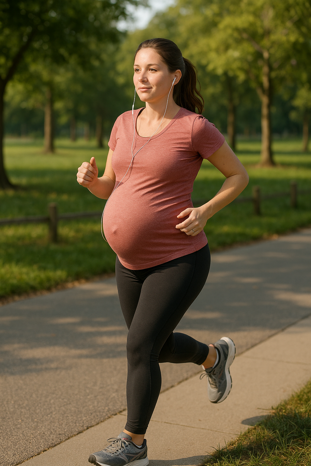 Running Through Pregnancy: Embrace the Benefits Safely - Illustration