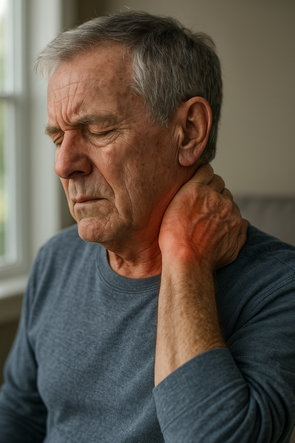 Finding Relief from Neck Osteoarthritis: Simple Steps to Ease Your Pain - Illustration