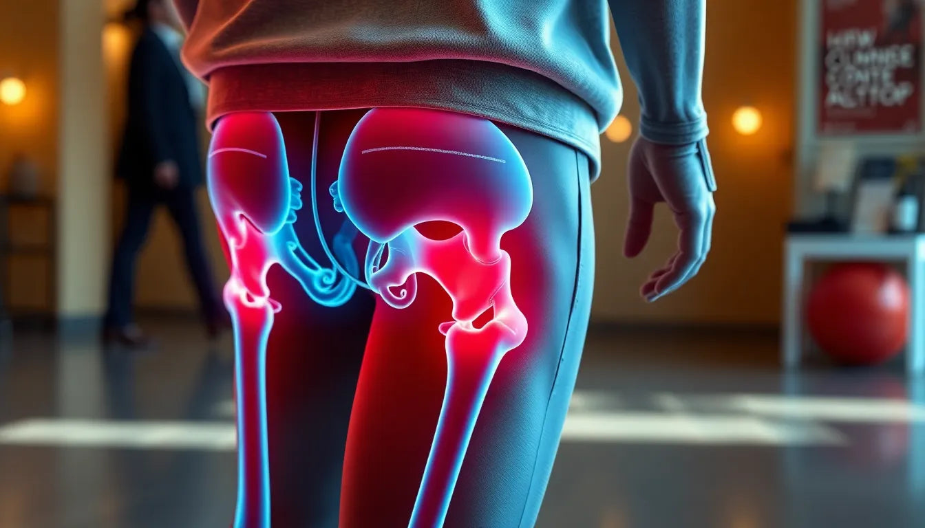 Stride Without Strain: Overcoming Hip Pain When Walking - Illustration