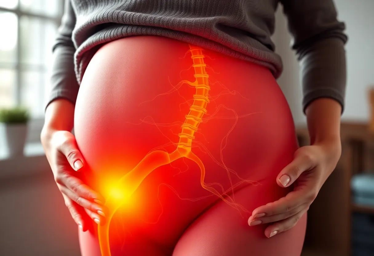 Finding Comfort: Easing Sciatic Nerve Pain During Pregnancy - Illustration