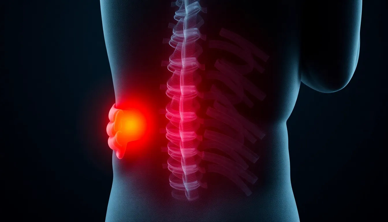 Lændesmerter på venstre side? Her er de skjulte årsager og løsninger - Illustration