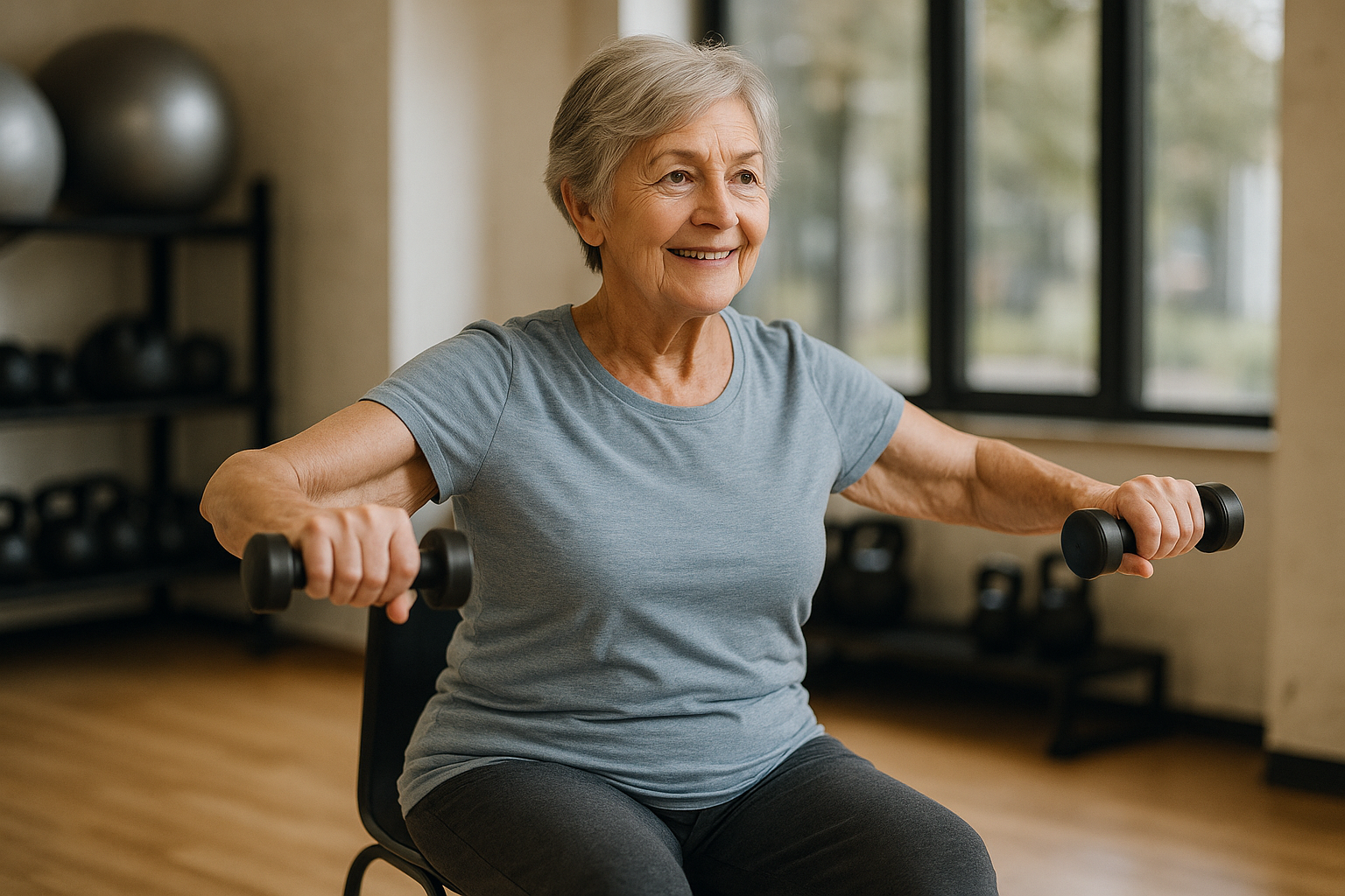 Unlock vitality: discover the power of senior exercise for independence and joy - Illustration