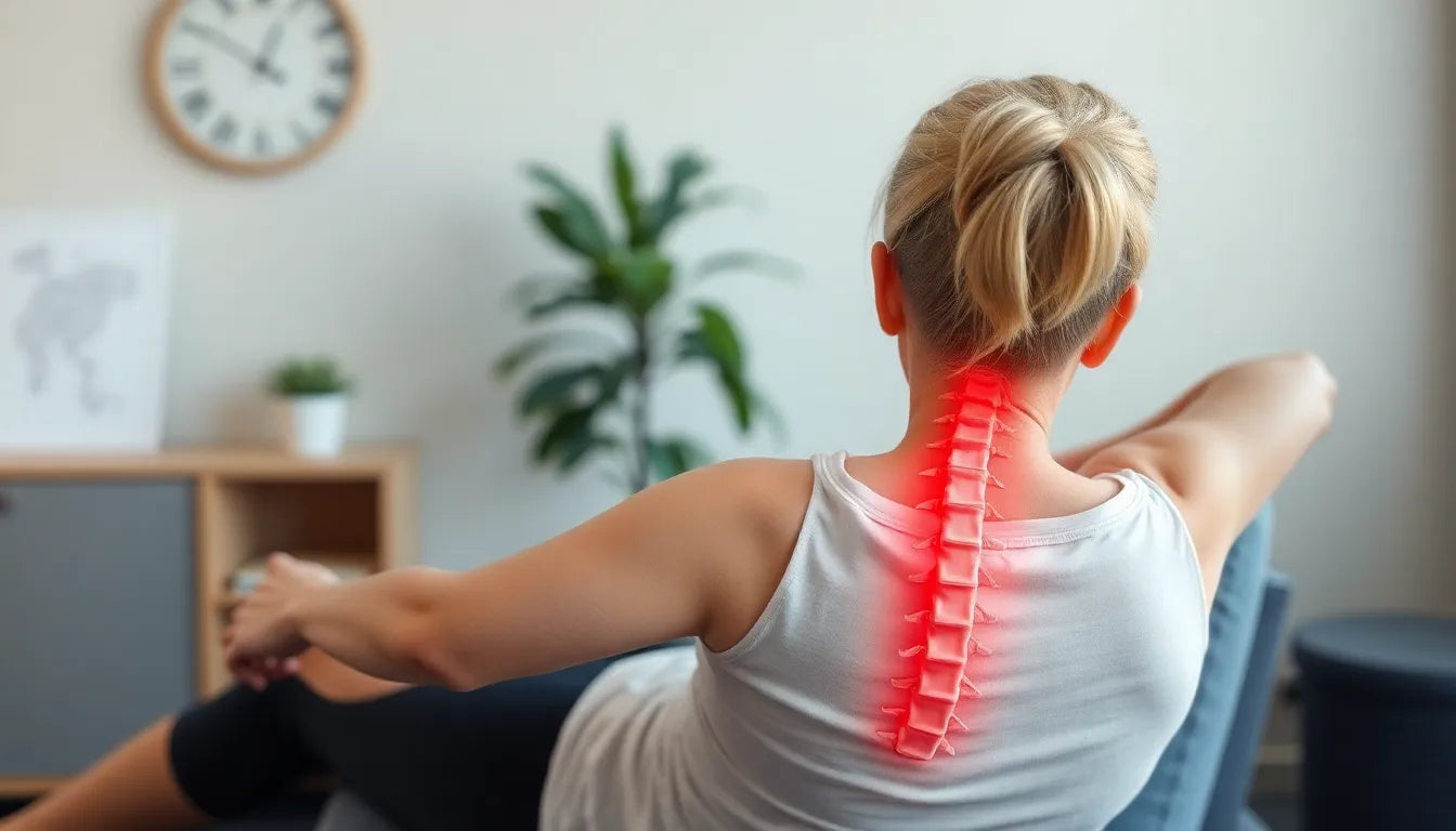 Practice reader: Discover relief with diskusprolaps øvelser - Illustration