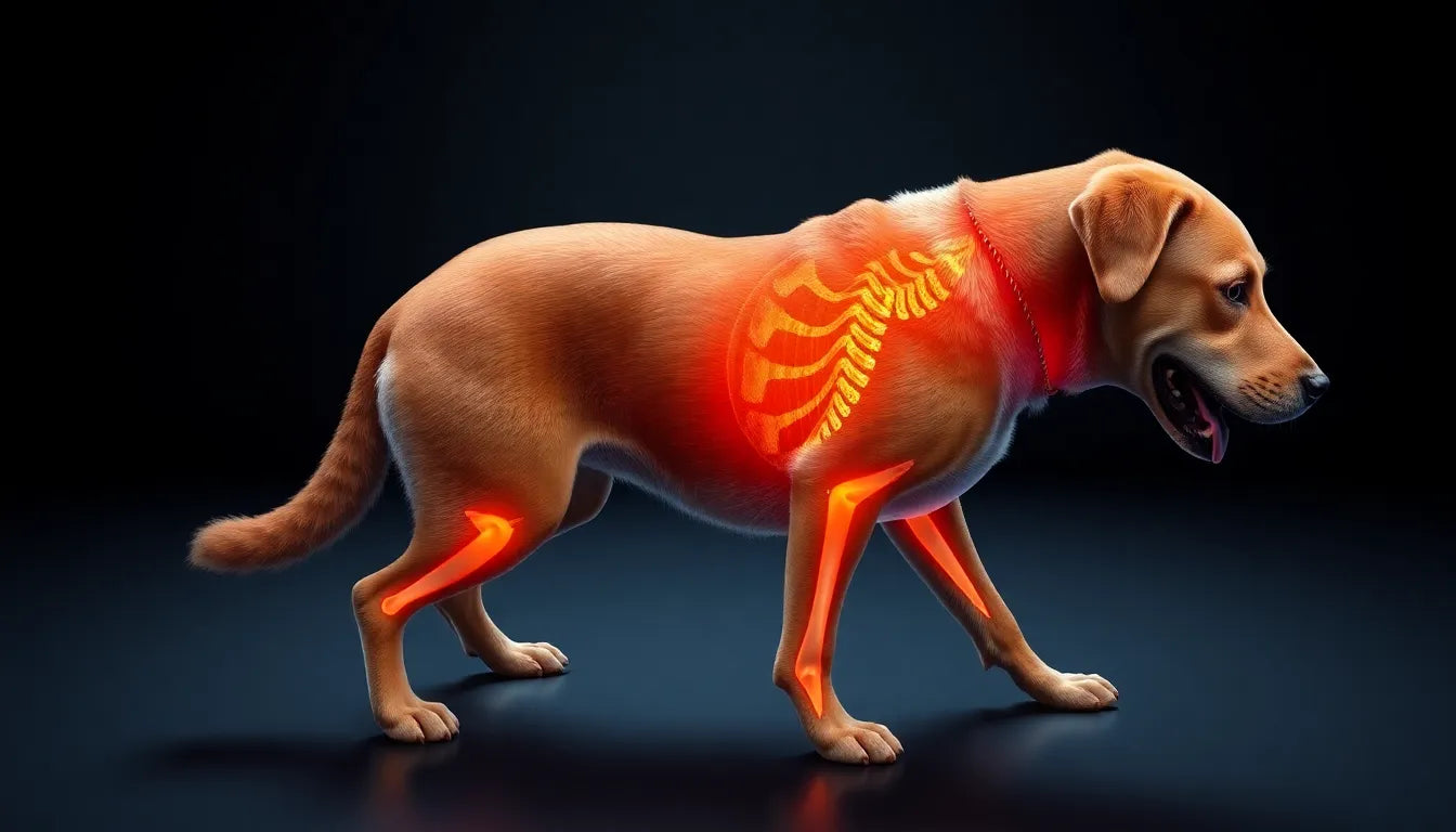 Unveiling the Genetic Secrets of Spondylosis in Dogs - Illustration