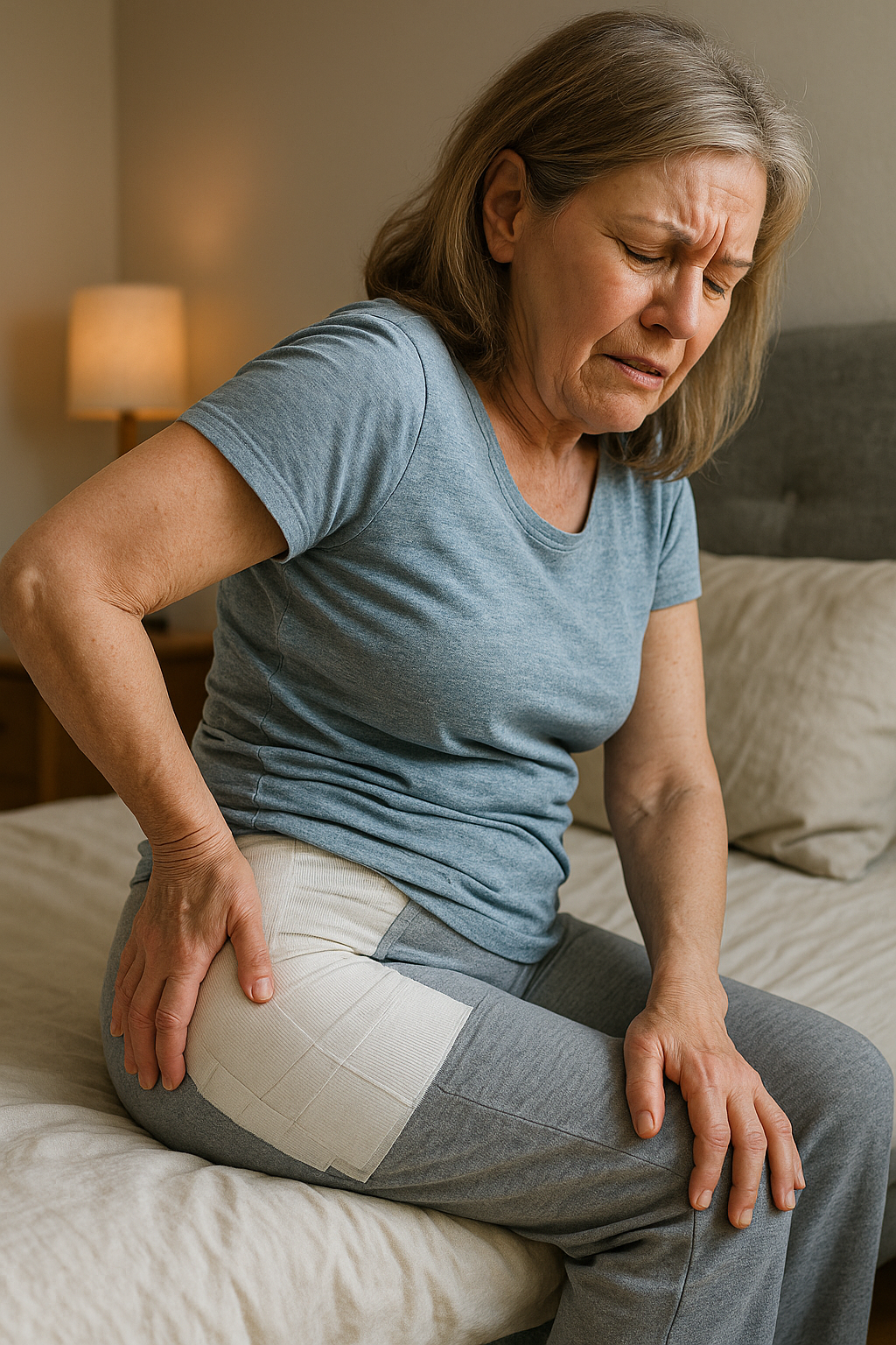 Finding Relief: Tackling Buttock Pain After Hip Surgery - Illustration