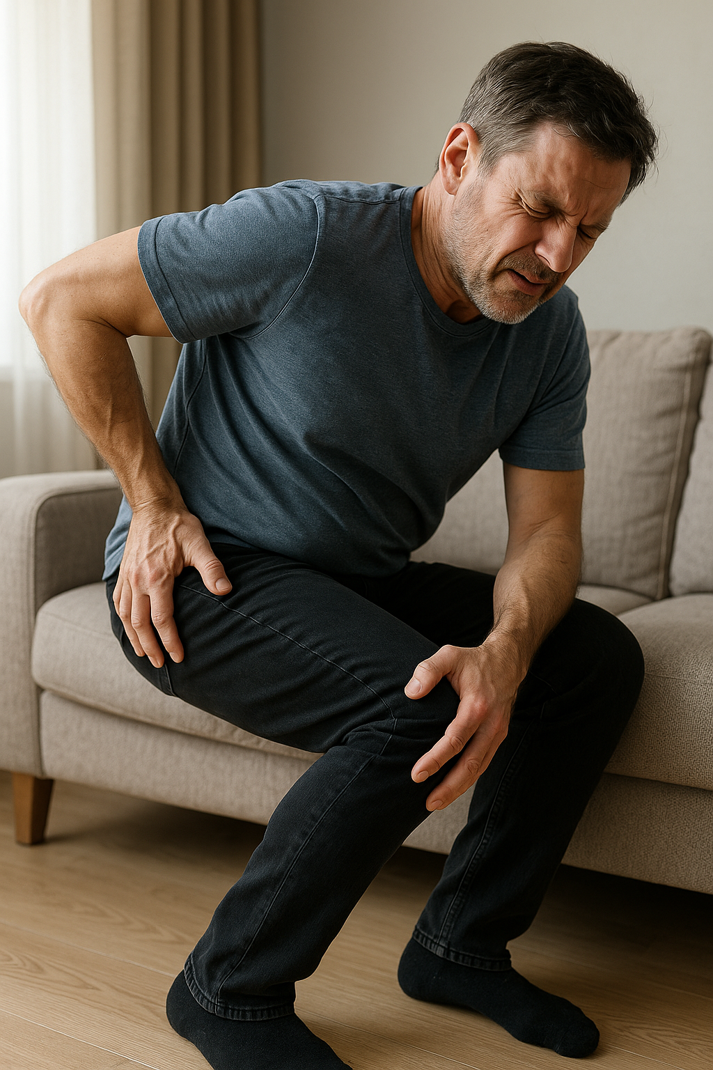 Find relief from buttock pain that radiates down your leg - Illustration