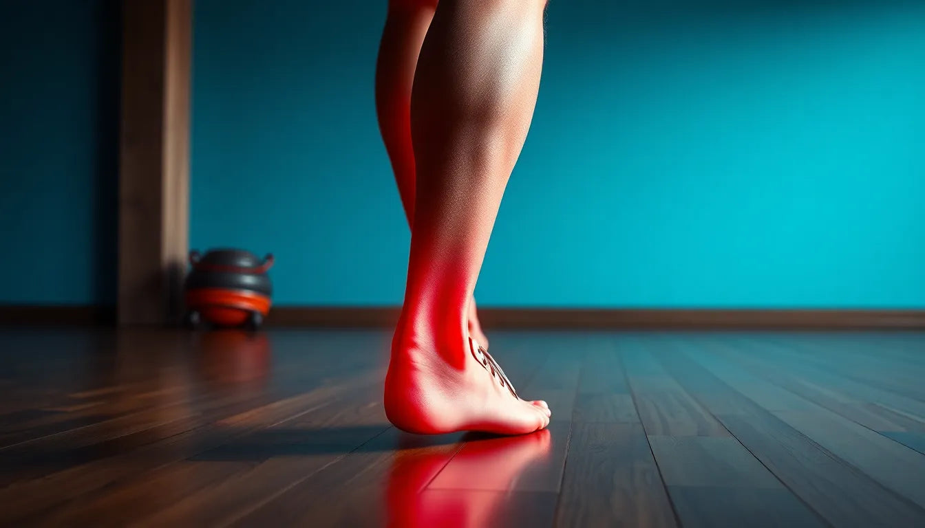 Ondt i benene fra knæene og ned? Find lindring nu! - Illustration