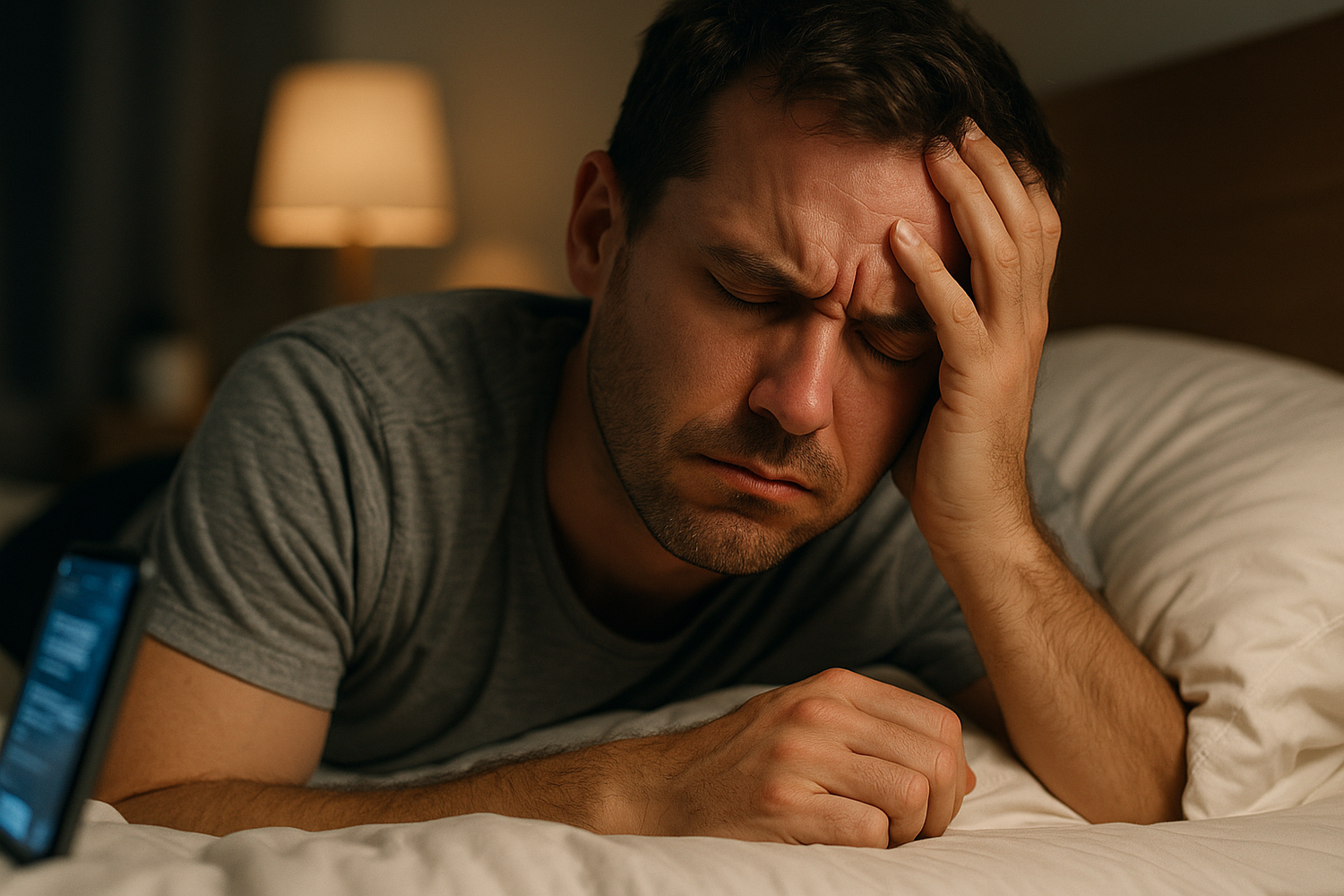 Unlock restful nights: how stress affects your sleep and how to break the cycle - Illustration