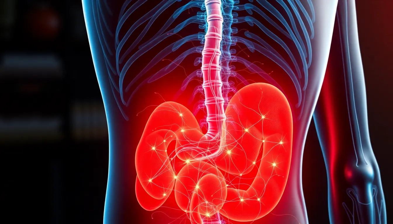 Dårlig mave og ondt i ryggen: Find lindring og forstå forbindelsen - Illustration