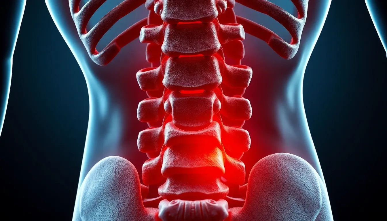 Understanding the pain: what happens when a disc in your back herniates - Illustration