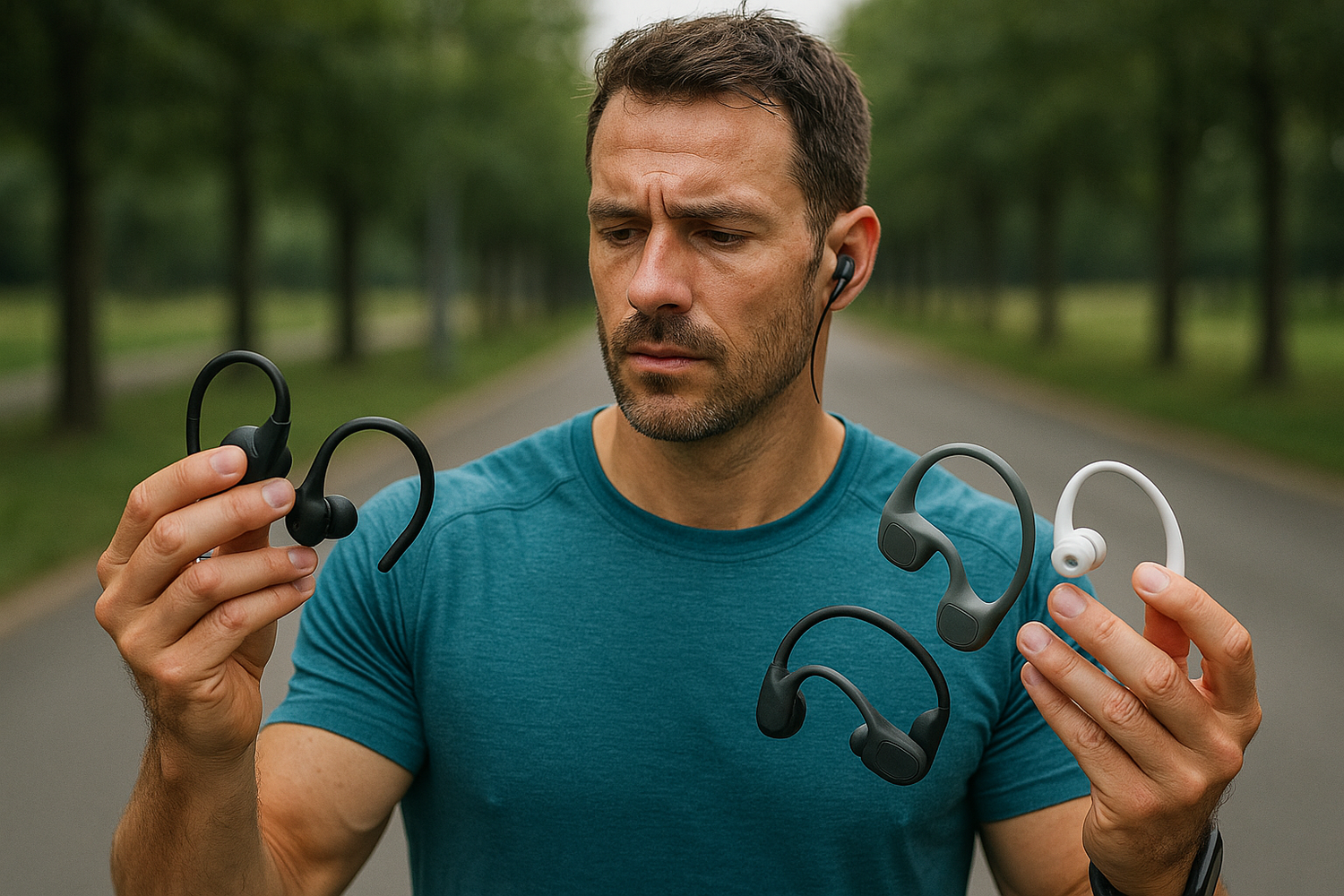 Run Freely: Discover the Best Headphones for Your Workout Journey - Illustration