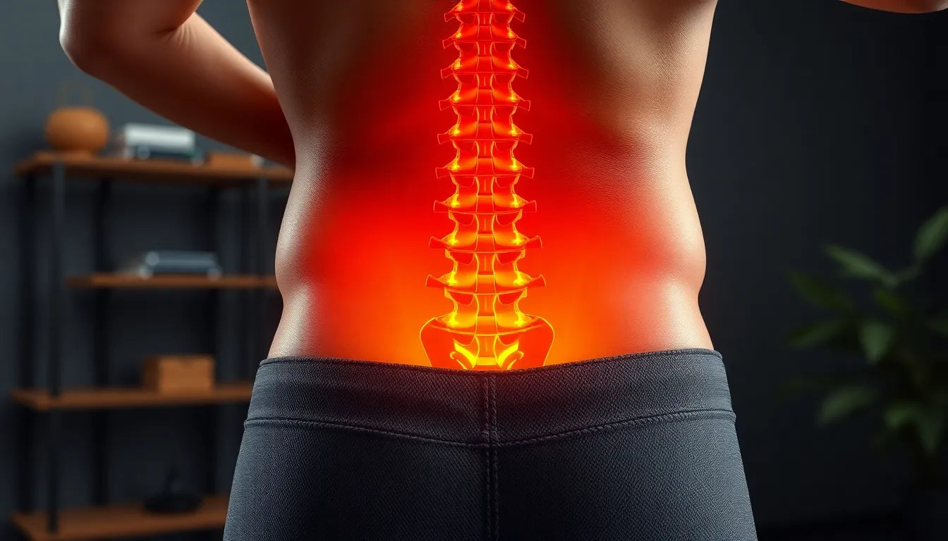 Lumbar exercises to practice reader for a pain-free back - Illustration