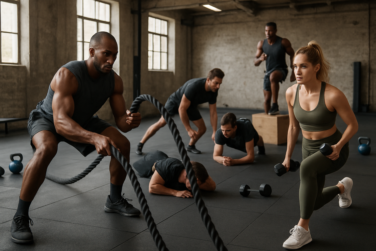 Unlock Your Fitness Potential with Circuit Training - Illustration