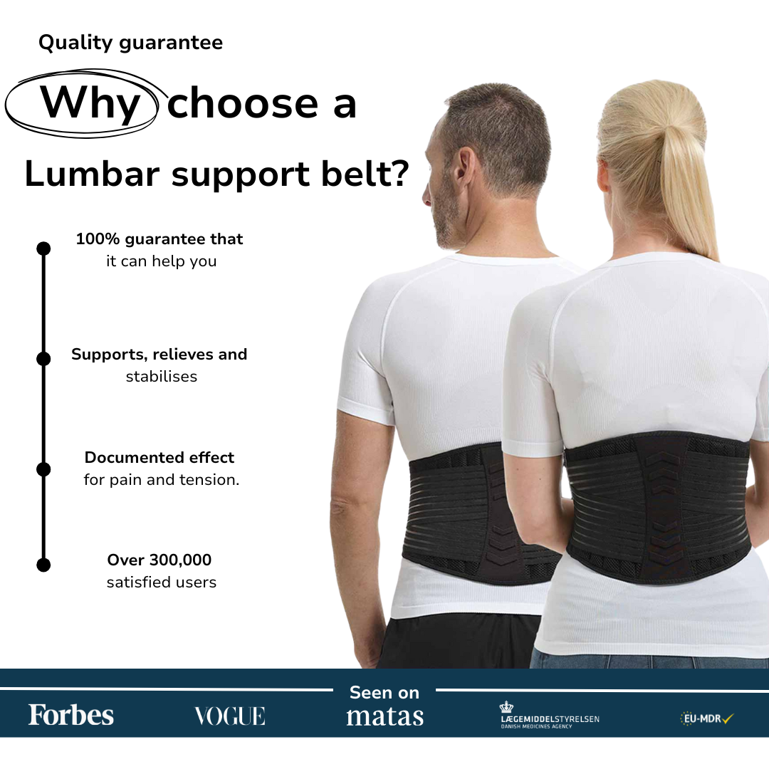 Lumbar support belt