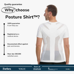 Men's Posture Shirt™ Zipper - White
