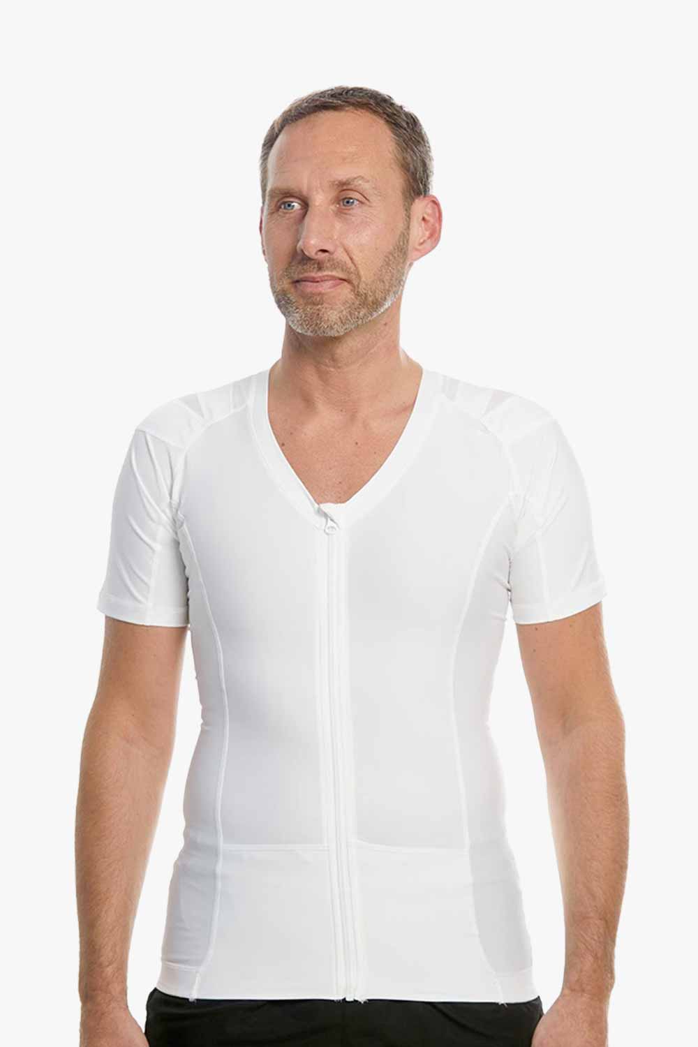 Men's Posture Shirt™ Zipper - White